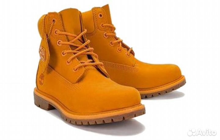 Timberland Women's 6 Inch Boot '50th Anniversary - Medium Orange' (38)