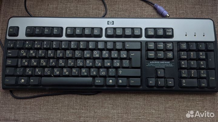 Клавиатура и мышь HP ps2,USB, Logitech, VGA кабель