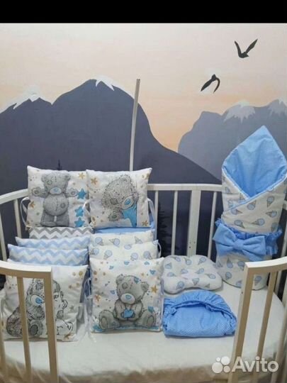 Бортики в детскую кроватку