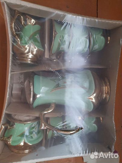 Чайный сервиз гусь хрустальный