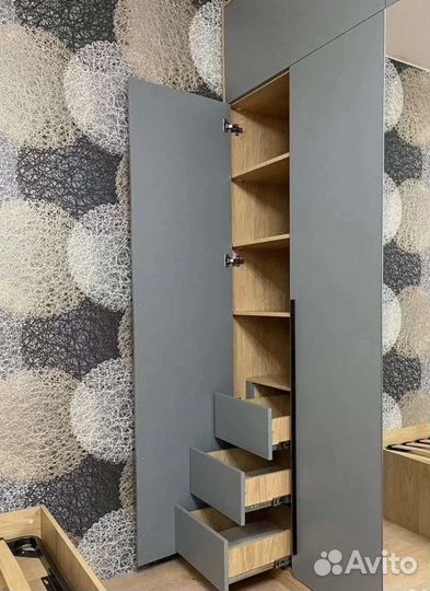 Шкаф распашной в спальню. Шкаф на заказ т145