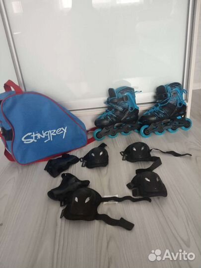 Роликовые раздвижные коньки детские