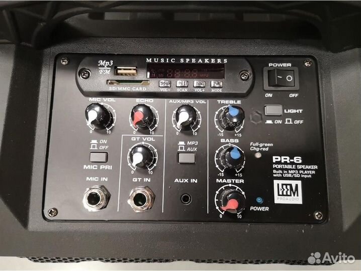 Портативная акустическая система Leem PR-6