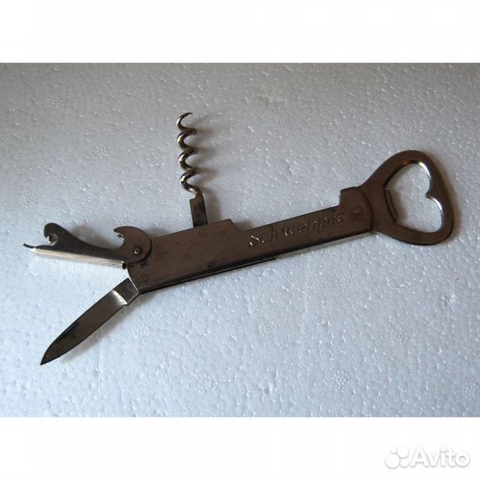 Schweppes винтажный барный нож сомелье