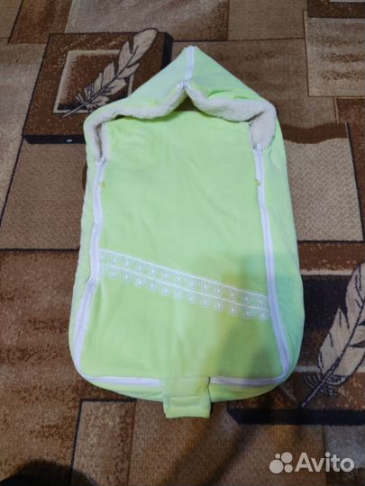 Зимний конверт на выписку