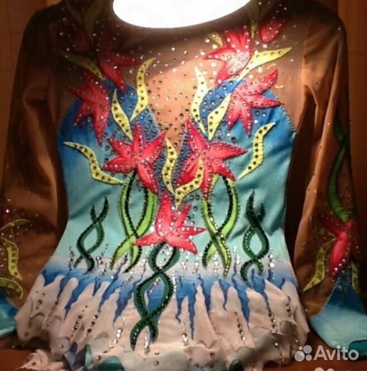 Купальник д/выступлений худ. гимнастика р.118-135