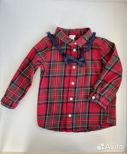 H&M новогодний костюм для мальчика р-р 86