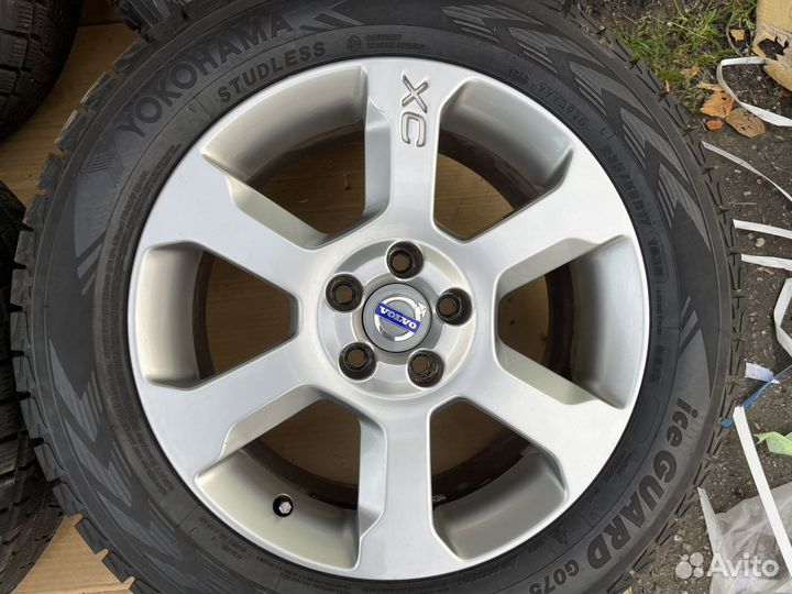 Колеса 17 5/108 зима липучка