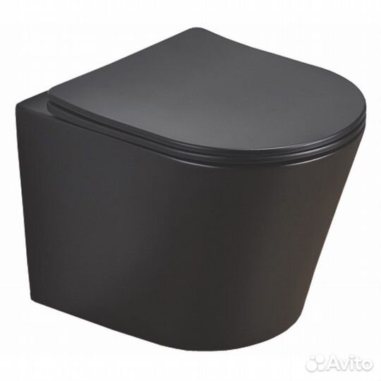 Инсталляция с унитазом Azario Teramo чёрная