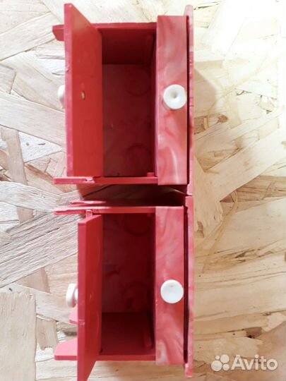 Кукольная пластиковая мебель, игрушки СССР