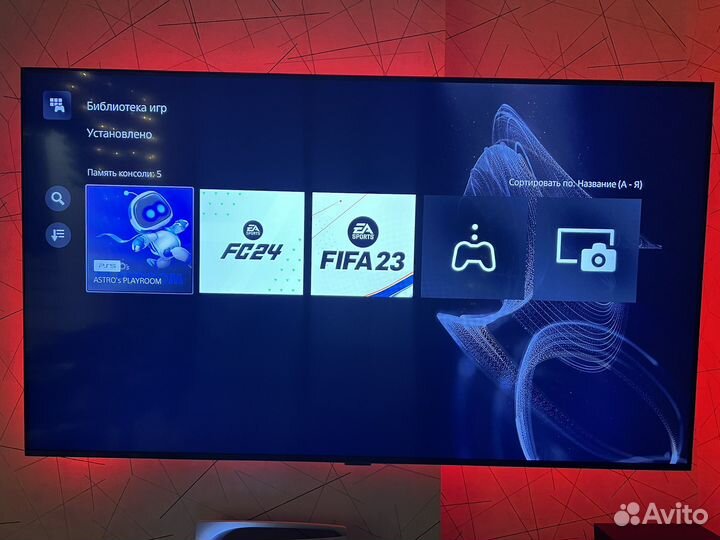 Sony playstation 5 с дисководом + FC24 FIFA23