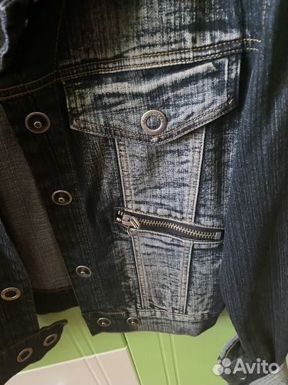 Джинсовая куртка женская 46 48