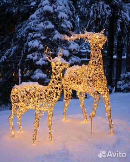 Уличные световые фигуры для оформления города