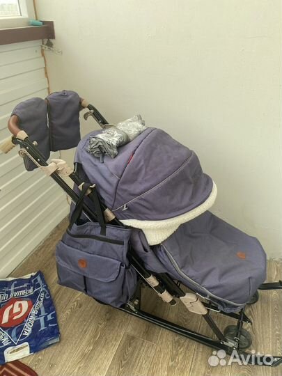Санки коляска ника 7 8