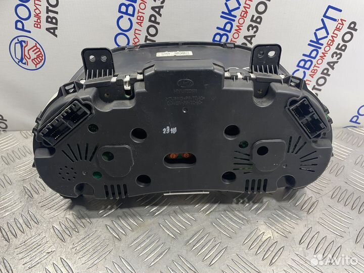 Панель приборов Hyundai Solaris I (2010–2014)