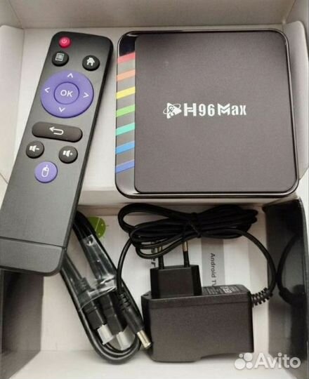 Смарт приставка для телевизоров H96 MAX W2 smarttv