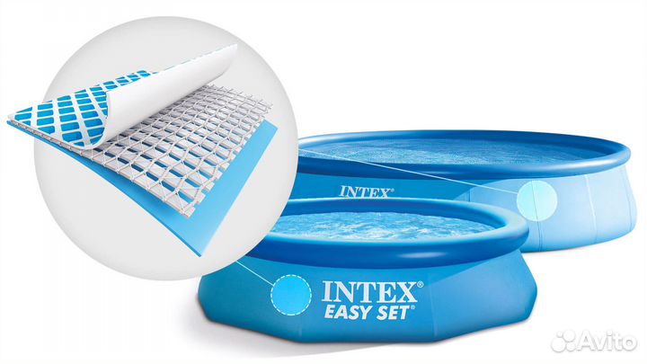 Бассейн надувной Intex Easy Set