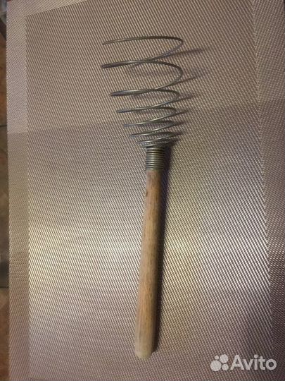 Тарелка для торта, ложки, венчик