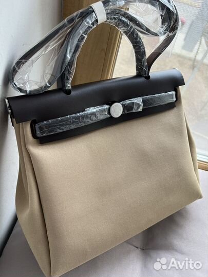 Сумка Herbag beige /chocolate 31 sm