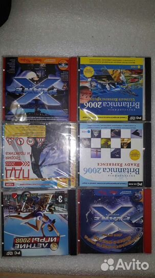 CD диски с играми и програм