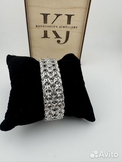 Серебряный браслет двойной Рамзес