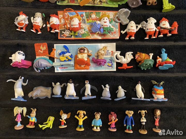 Полные серии киндер-сюрприз