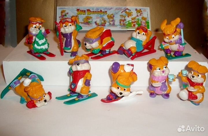 Зайцы Кролики Жирафы Бобры Овцы серии киндер