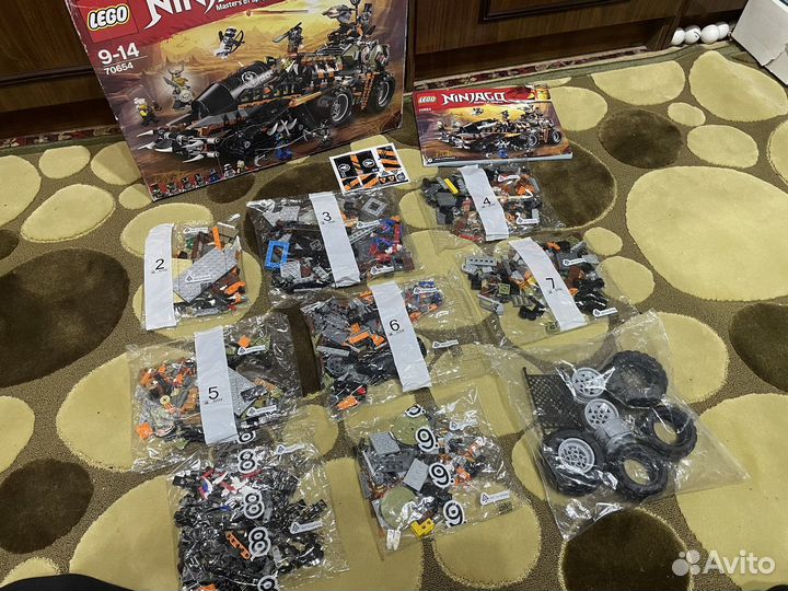 Новый Lego Ninjago 70654