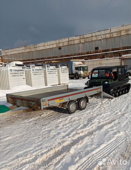 Прицеп двухосный vector легковой