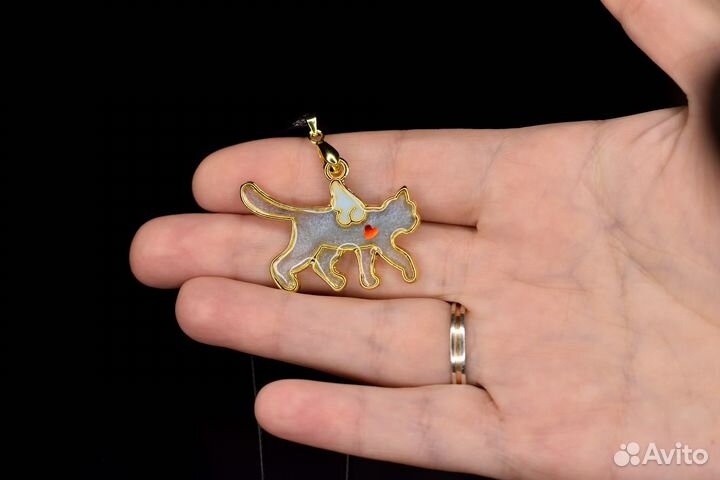 Кулон/подвеска Ангельский Кот