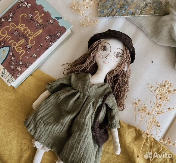 Авторская текстильная кукла ручной работы