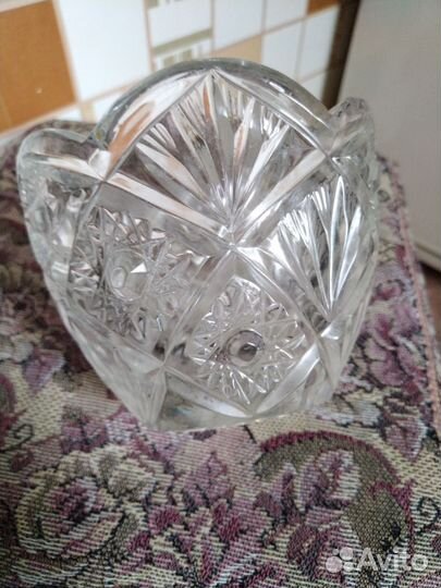 Салатник хрустальный