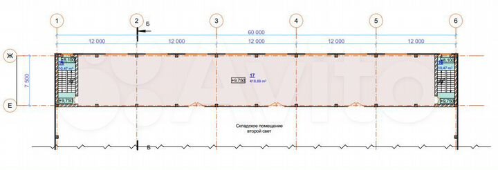Склад, 4850 м²