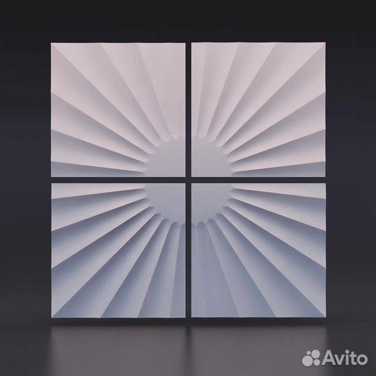 Гипсовая 3D панель 