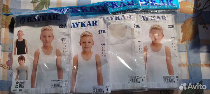 Майка детская 100 хлопок турция baykar