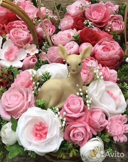 Мыло ручной работы 8 марта букеты цветы