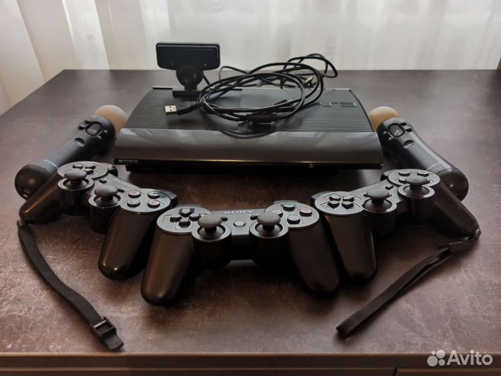 PS3 super slim прошитая 500Гб