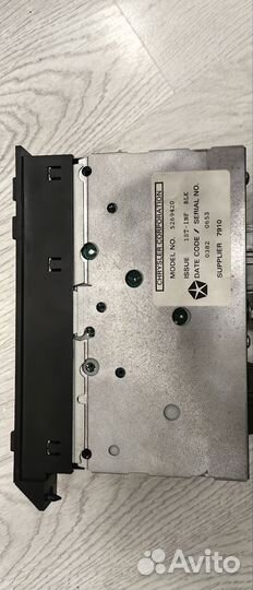 Магнитола chrysler dodge Plymouth