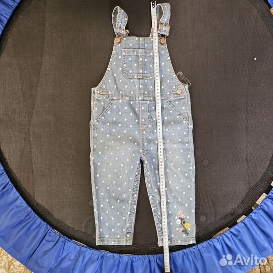 Джинсовый комбинезон для девочки