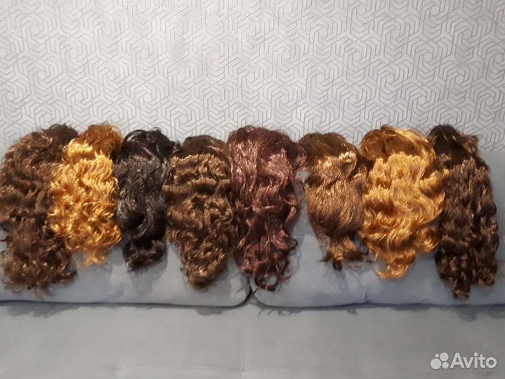 Парики карнавальные, косы, борода Морозика,шиньоны