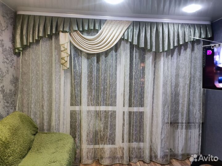 Тюль с ламбрекеном