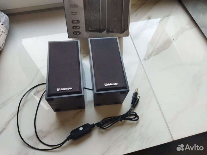 Колонки для компьютера Defender, новые
