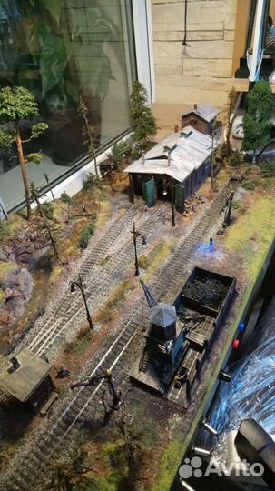 Макет железной дороги HO Депо