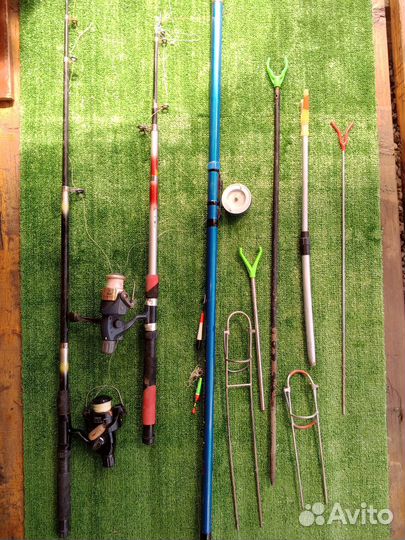 Спиннинги катушки удочка и все для рыбалки
