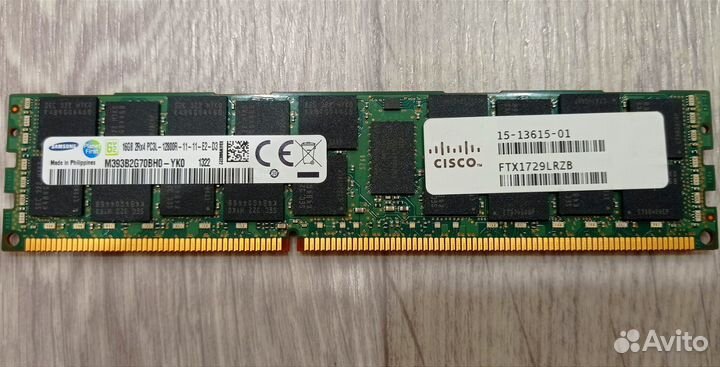 Оперативная память DDR3 ECC REG 8/16 gb 1600Mhz