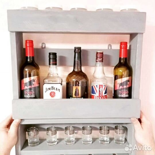 Винная полка бар, полка для вина