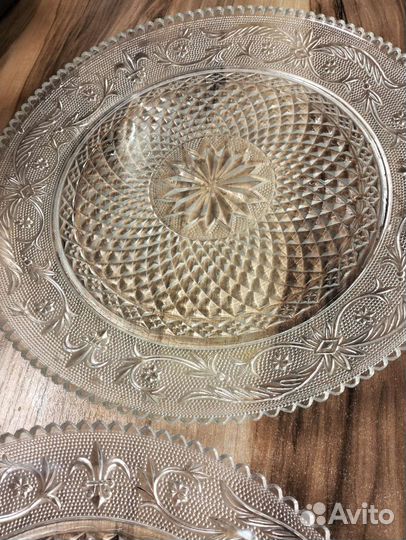 Блюдо хрусталь