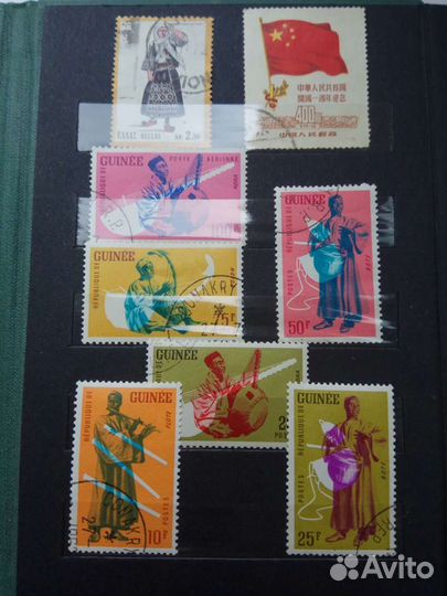 Почтовые марки разных странах мира