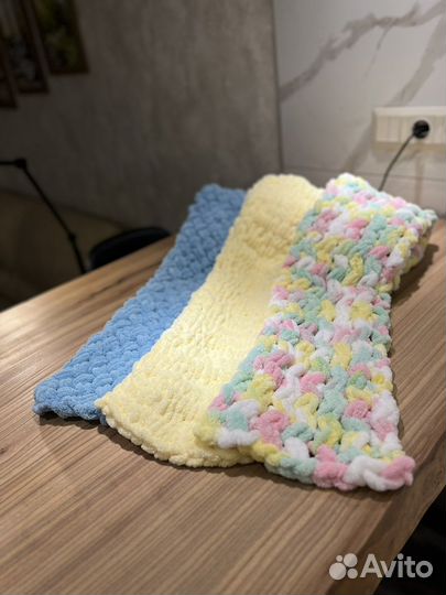 Шарфы снуды из Alize puffy ручная работа