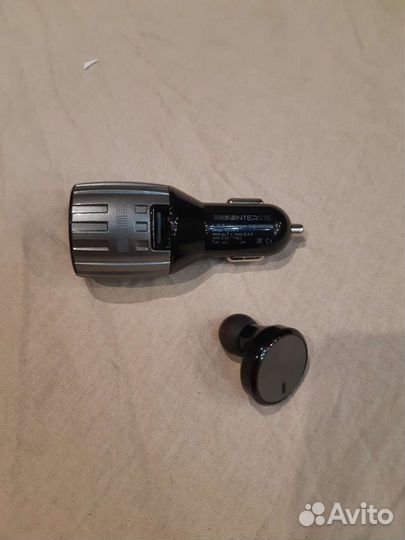Bluetooth гарнитура interstep с зарядкой в прикури